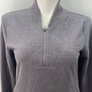 Apana women’s gray long sleeve pullover XL
